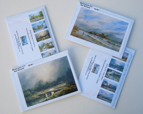 A6 Watercolour Greetings Cards from Graham H Hadlow